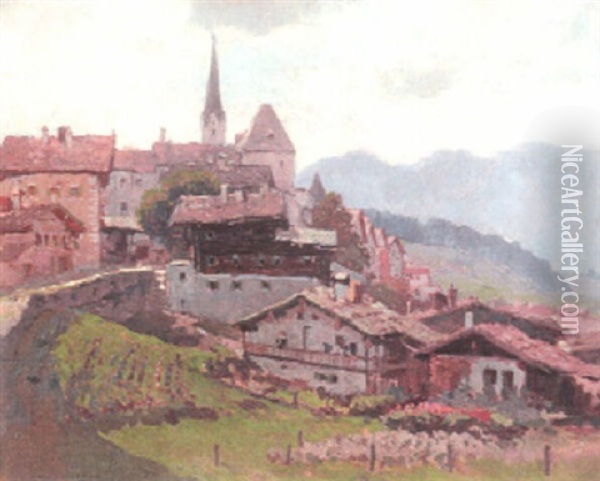 Kitzbuhel Oil Painting - Karl Ludwig Prinz