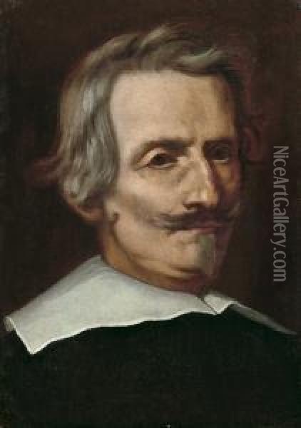 Ritratto Di Magistrato Napoletano Oil Painting - Giovanni Battista Caracciolo