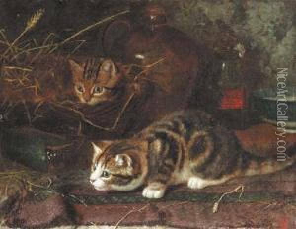 The Escaped Prisoner Oil Painting - Horatio Henry Couldery