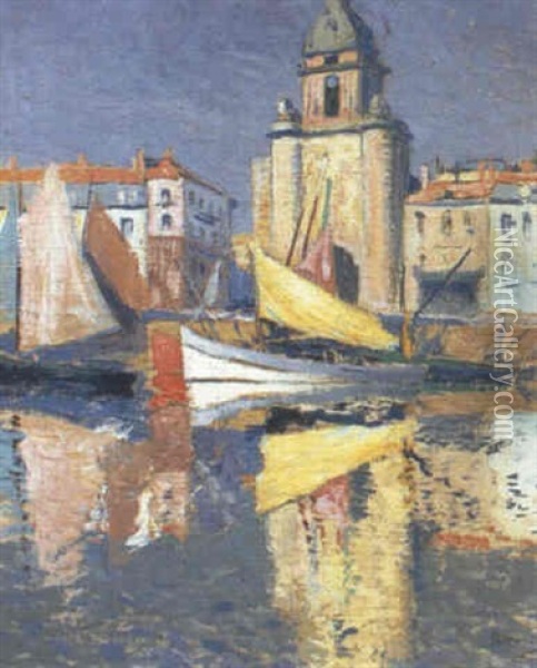 La Rochelle Oil Painting - Paul Madeline