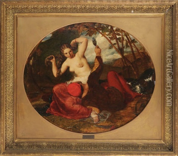 Renaud Et Armide Oil Painting - Frederick Richard Pickersgill