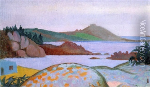 L'ile Millau A Trebeurden Oil Painting - Maurice Denis