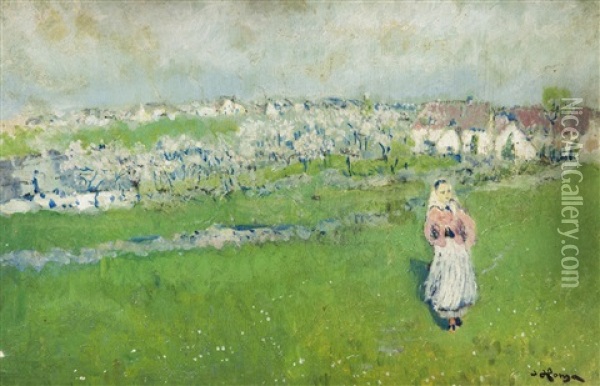 Spring Mood Oil Painting - Jan Honsa