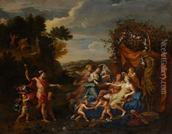 Mars Et Venus Oil Painting - Bon De Boulogne