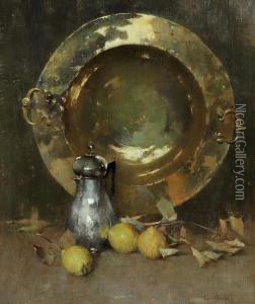 Emil Carlsen~Still Life--Brass and C - Old master - Paintings & Prints,  Ethnic, Cultural, & Tribal, African American - ArtPal