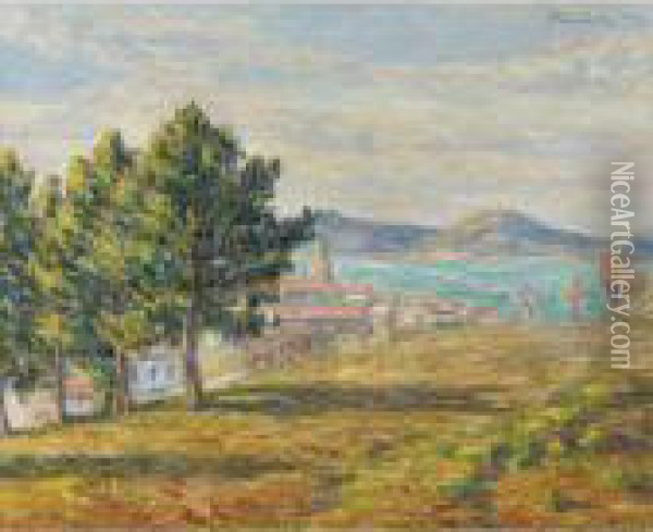 Saint-tropez, Vue De La Citadelle Oil Painting - Francis Picabia