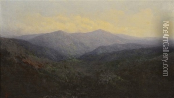 Mt. Leconte Oil Painting - Charles Christopher Krutch
