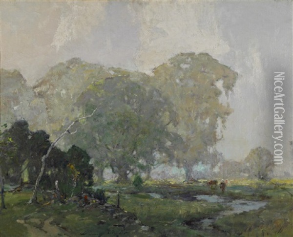 Milford Plain Oil Painting - Chauncey Foster Ryder