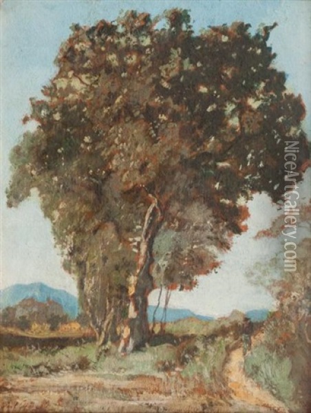 Le Grand Arbre Oil Painting - Paul Camille Guigou