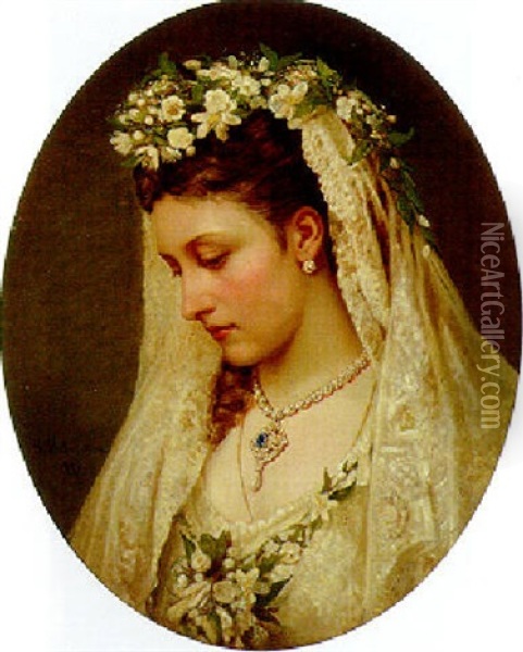 Princess Louise, Marchioness Of Lorne Oil Painting - Georg Koberwein