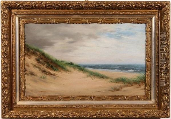 Sand Dunes On The Cape Oil Painting - George Newell Bowers