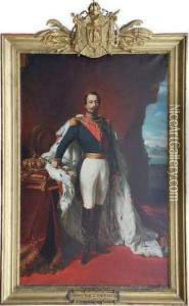Portrait En Pied De L'empereur Napoleon Iii Oil Painting - Winterhalter