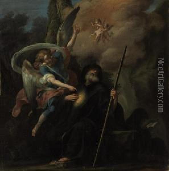 Saint Francis De Paolo Oil Painting - Vincenzo Strigelli