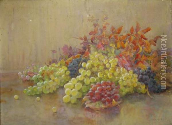 Struguri Oil Painting - Nicolae Grant