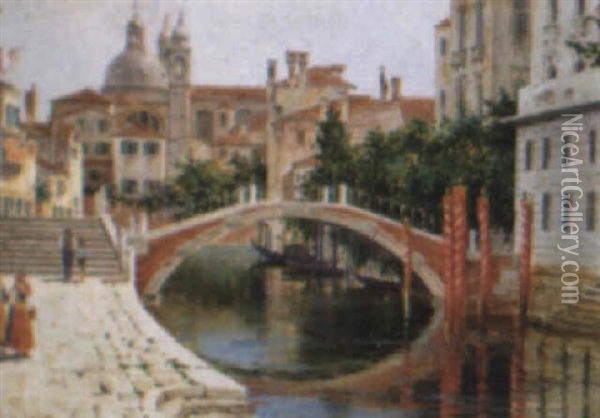 Venecia Oil Painting - Antonietta Brandeis