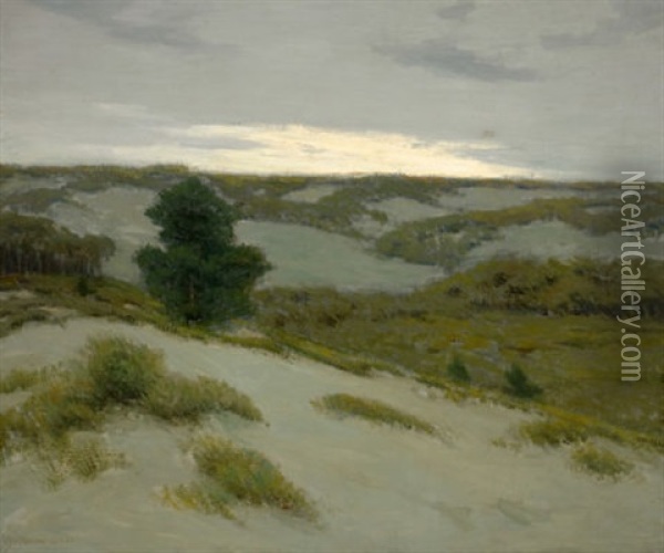 The Gray Dunes, Belgium Oil Painting - Charles Warren Eaton