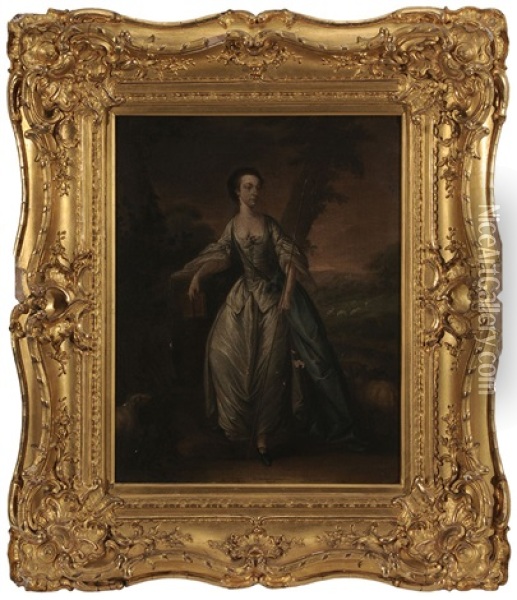 Marie Gunning, Countess Of Coventry Oil Painting - Thomas Gainsborough