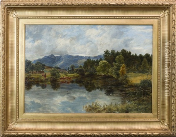 River Balvaig, Strathyre Oil Painting - James Faed