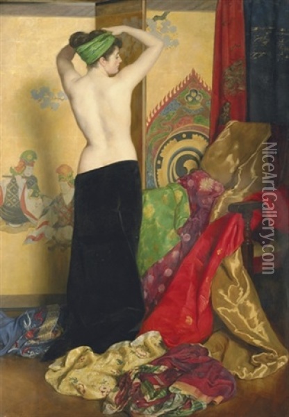 Pomps And Vanities Oil Painting - John Collier