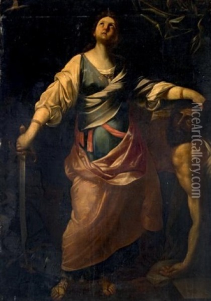 Judith Et Holopherne Oil Painting - Guido Reni