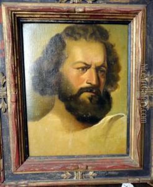 Ritratto Virile Oil Painting - Federico Peschiera