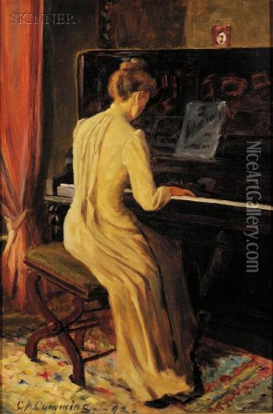 At The Piano oil painting reproduction by Charles Atherton Cumming ...