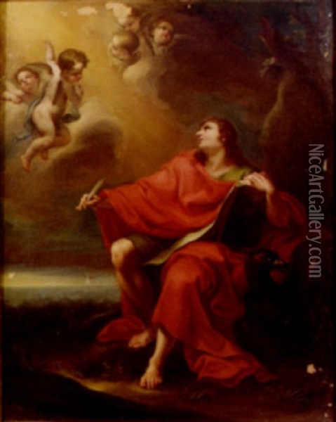 Saint Jean A Patmos Oil Painting - Carlo Maratta