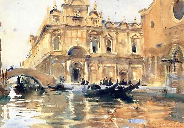 Rio Dei Mendicanti Oil Painting - John Singer Sargent