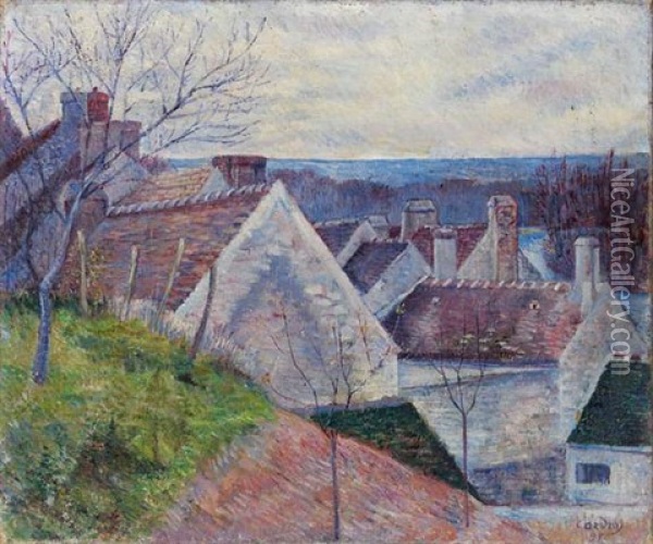 Les Toits, Le Matin Oil Painting - Frederic Samuel Cordey