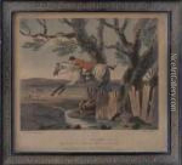 Hunting Scenes Oil Painting - Charles Lorraine Smith