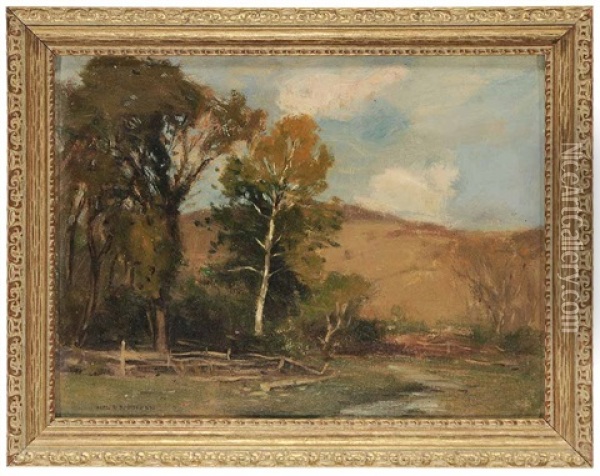 September, Arkville, New York Oil Painting - William S. Robinson