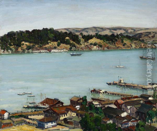 Sausalito Oil Painting - Rinaldo Cuneo