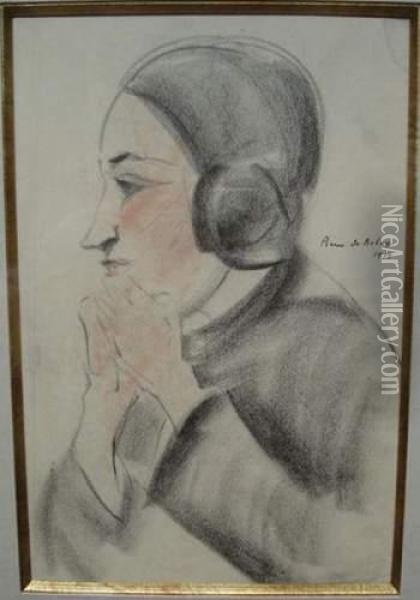 Mannequin De Paul Poiret Oil Painting - Pierre De Belay