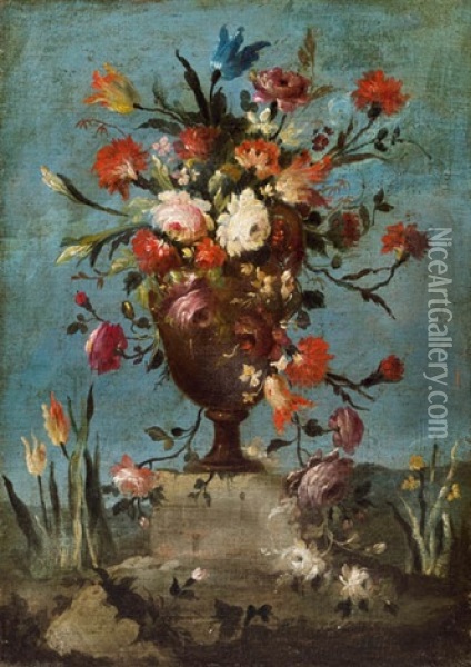 Blumenstilleben Oil Painting -  Pseudo Guardi