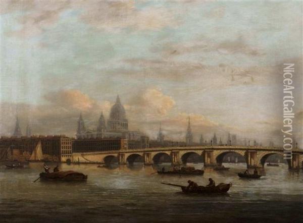 London Oil Painting - Thomas Luny