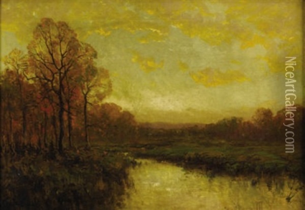 The Golden Hour Oil Painting - Julian Onderdonk