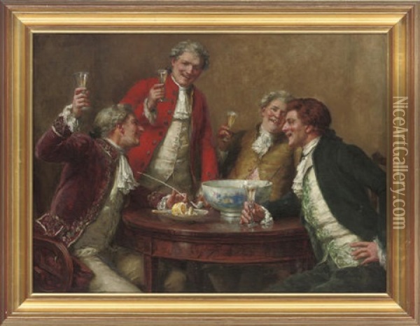 The Connoisseurs Oil Painting - George Sheridan Knowles