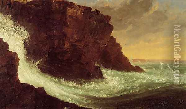 Frenchman's Bay, Mt. Desert Island Oil Painting - Thomas Cole