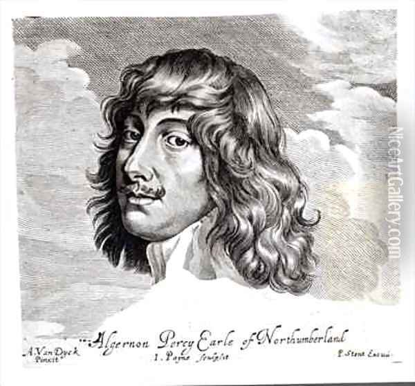 Portrait of Algernon Percy Tenth Earl of Northumberland 1602-1668 Oil Painting - Sir Anthony Van Dyck