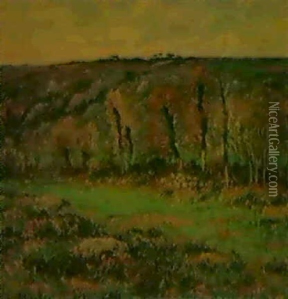 Une Vallee En Nevez Oil Painting - Henry Moret