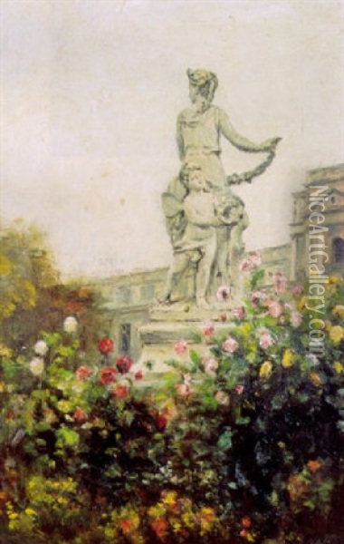 Le Jardin Oil Painting - Pierre Laprade