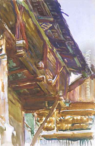 Chalet 1912 Oil Painting - John Singer Sargent