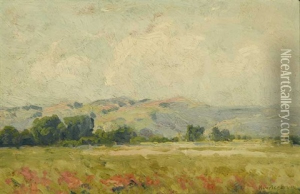 California Summer Landscape Oil Painting - Maurice Braun