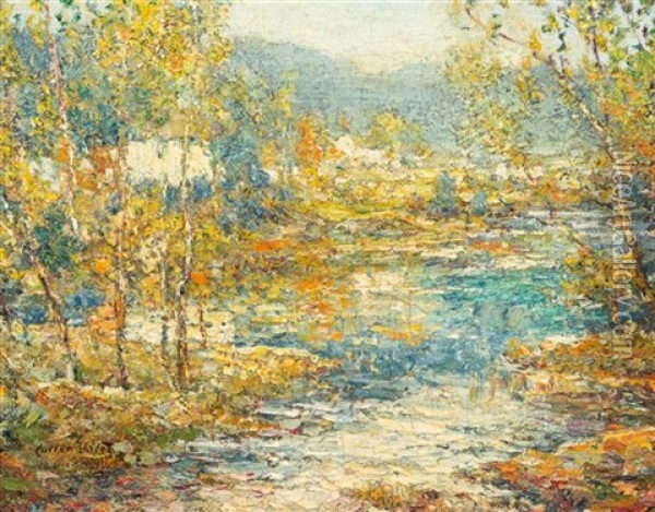 Autumn Landscape Oil Painting - Cullen Yates