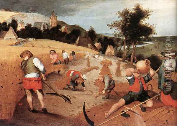 Summer 1607 Oil Painting - Abel Grimmer