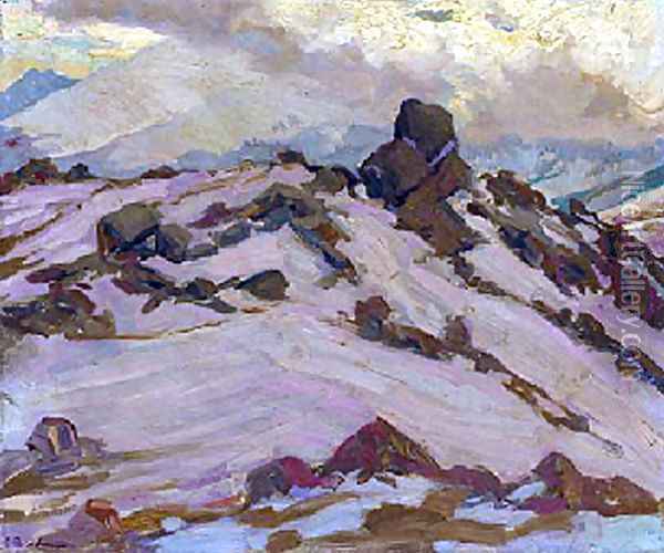 Paisaje Nevado Oil Painting - Pons Arnau Francisco