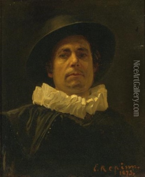 A Man In Spanish Costume (study) Oil Painting - Ilya Repin