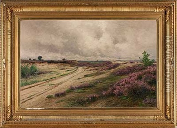 Einsame Heide Oil Painting - Ascan Lutteroth