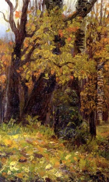 Syysmaisema (autumn) Oil Painting - Yuliy Yulevich Klever the Younger
