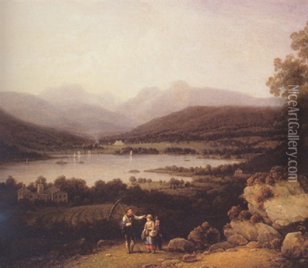 The Langdale Pike, Killarney Oil Painting - Robert Salmon